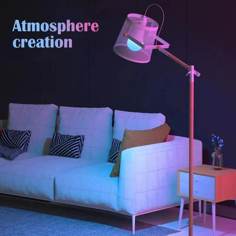 Bombilla LED RGB E27 de 16 colores con mando a distancia