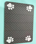 Alfombrilla absorbente para comedero de mascotas