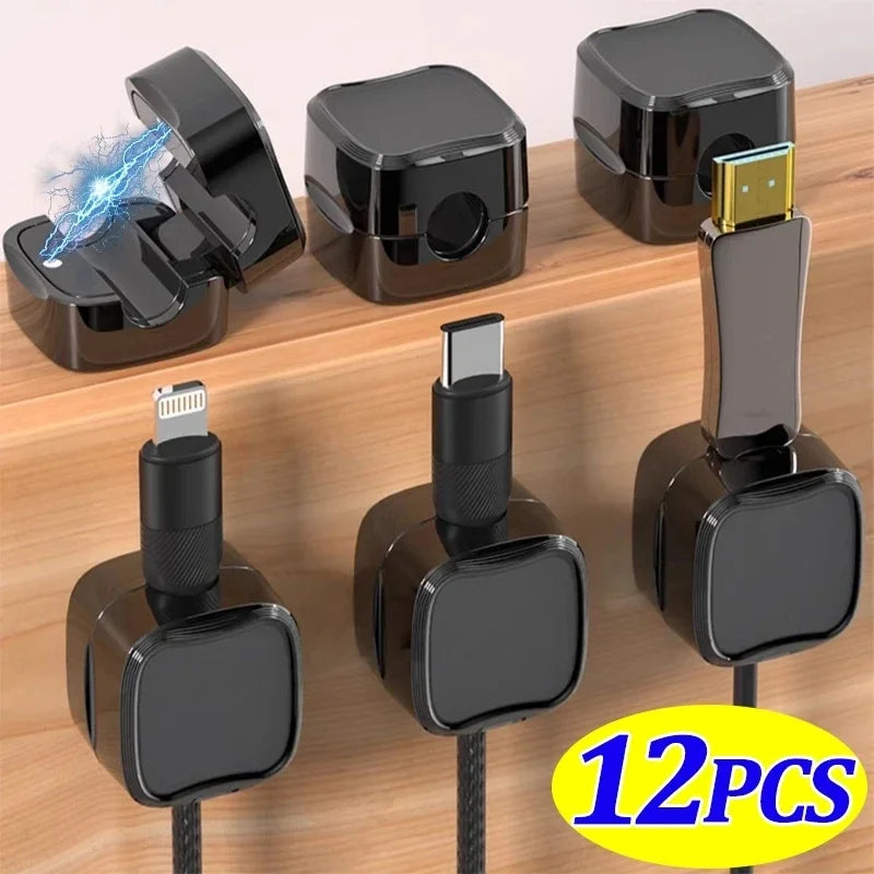 Clips magnéticos para cables