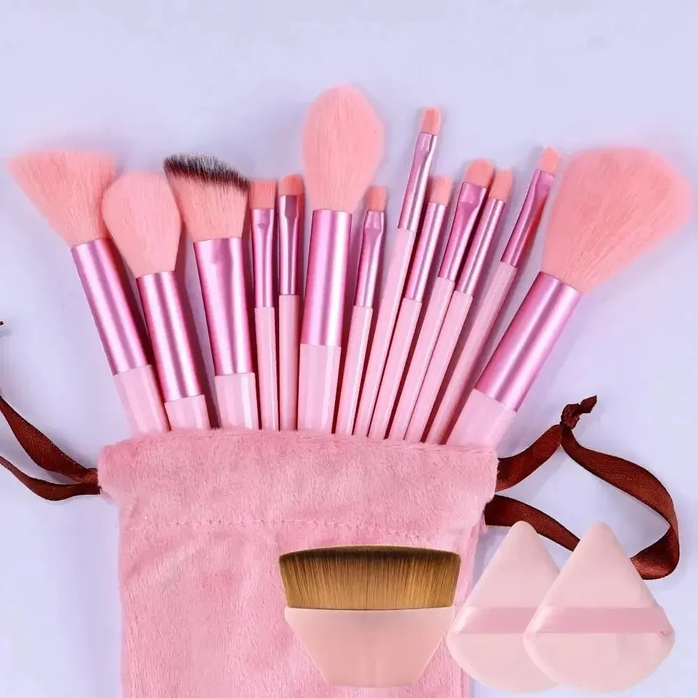 Set de brochas de maquillaje profesionales suaves