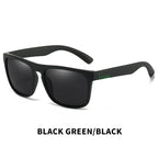 Gafas de sol cuadradas vintage polarizadas unisex