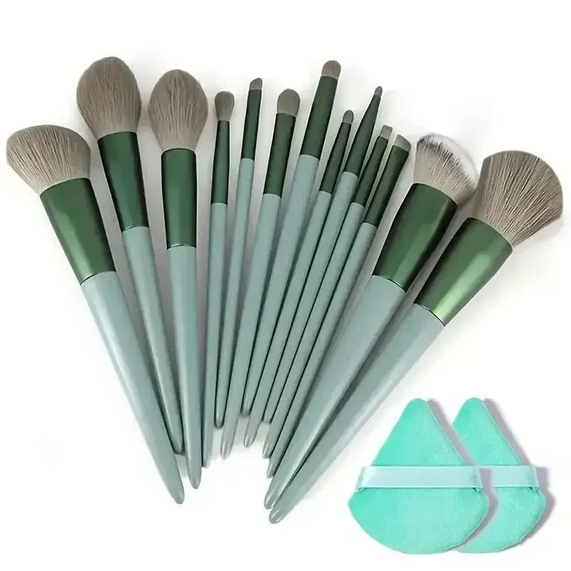 Set de brochas de maquillaje profesionales suaves