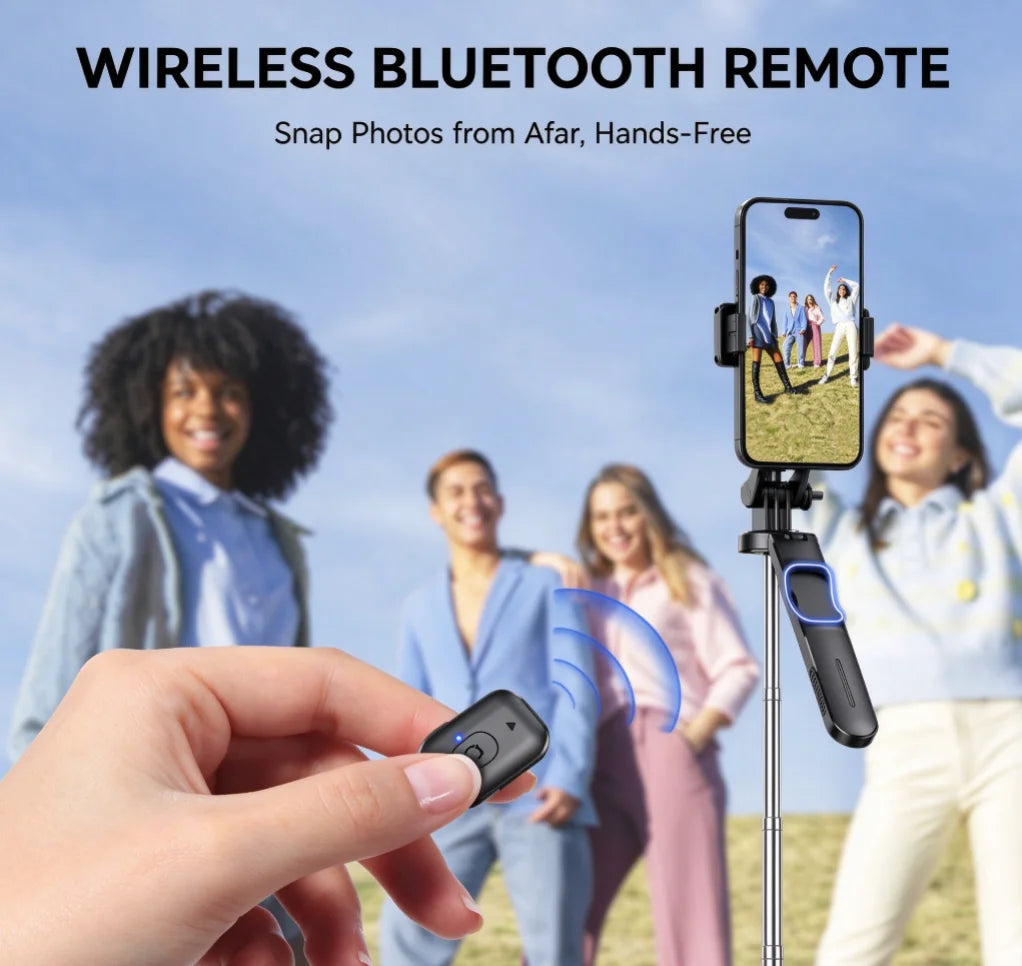 Palo selfie trípode Bluetooth de 170 cm