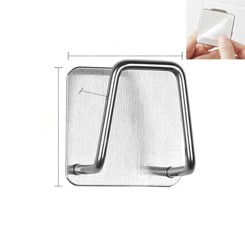 Soporte de acero inoxidable para estropajos y esponjas del fregadero