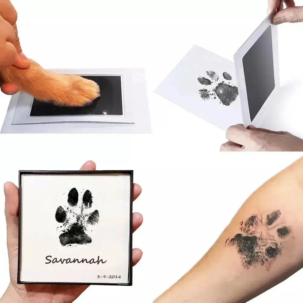 Tampón de tinta para huellas de mascotas