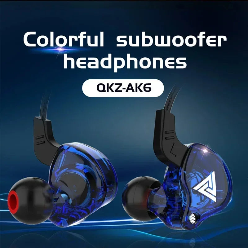 Auriculares in-ear con cable QKZ AK6 con micrófono