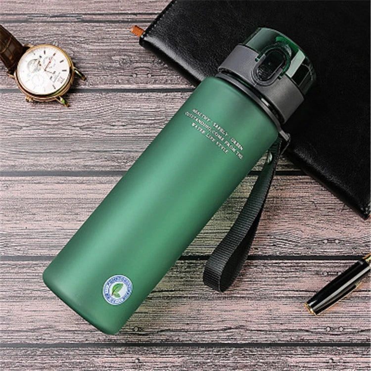 Botella de agua deportiva sin BPA antigoteo