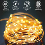 Guirnalda de luces LED solar para exterior