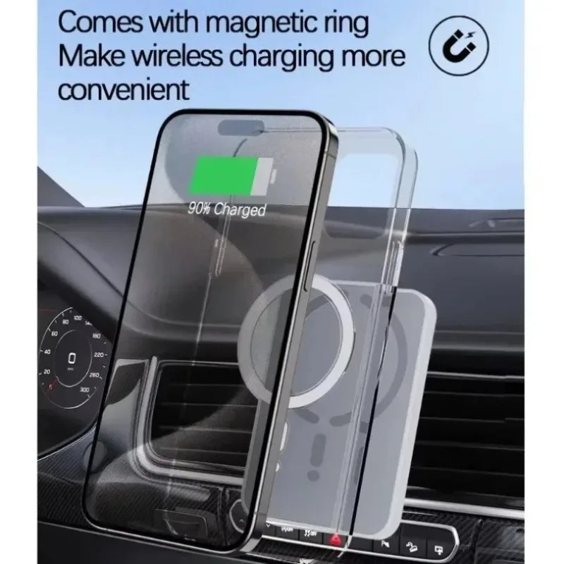 Soporte magnético para coche con carga inalámbrica 15 W