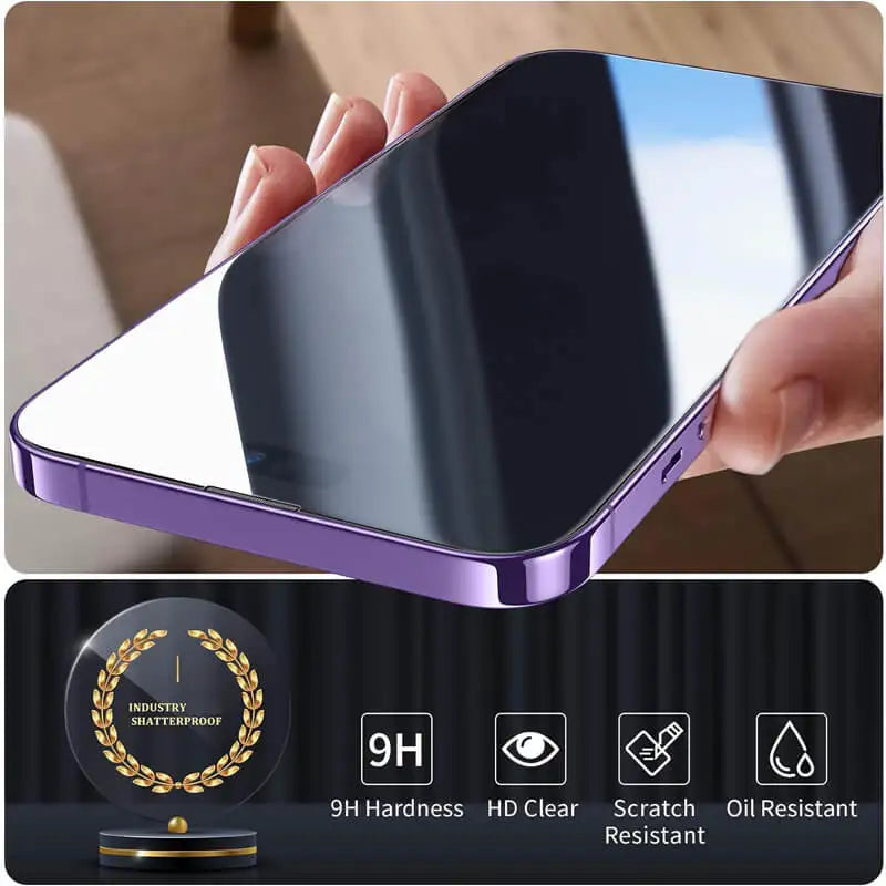 Protector de pantalla de cristal templado para iPhone