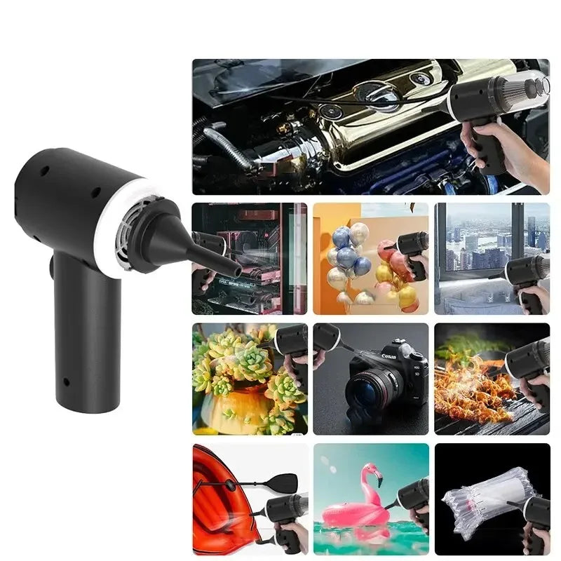 Mini aspiradora inalámbrica de mano para coche y hogar