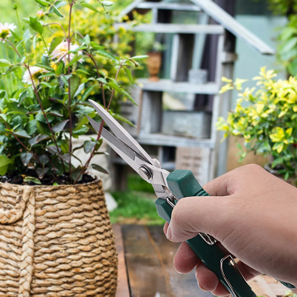 Tijeras de podar de cabeza recta para jardín