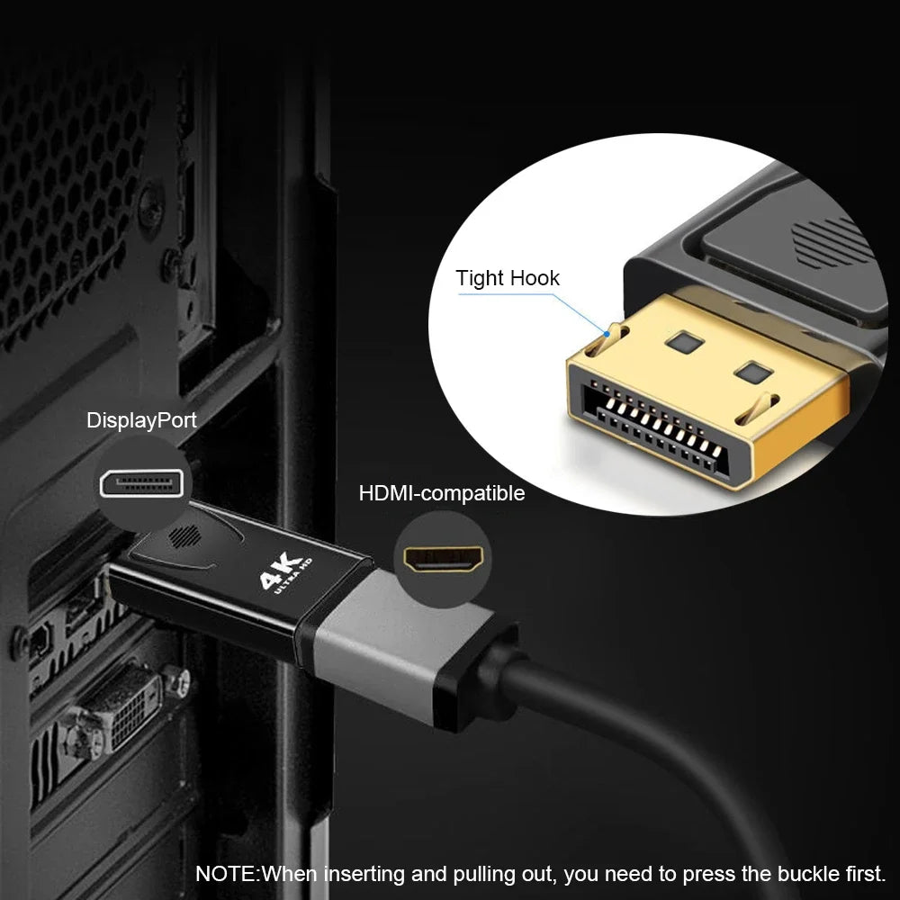Adaptador DisplayPort a HDMI