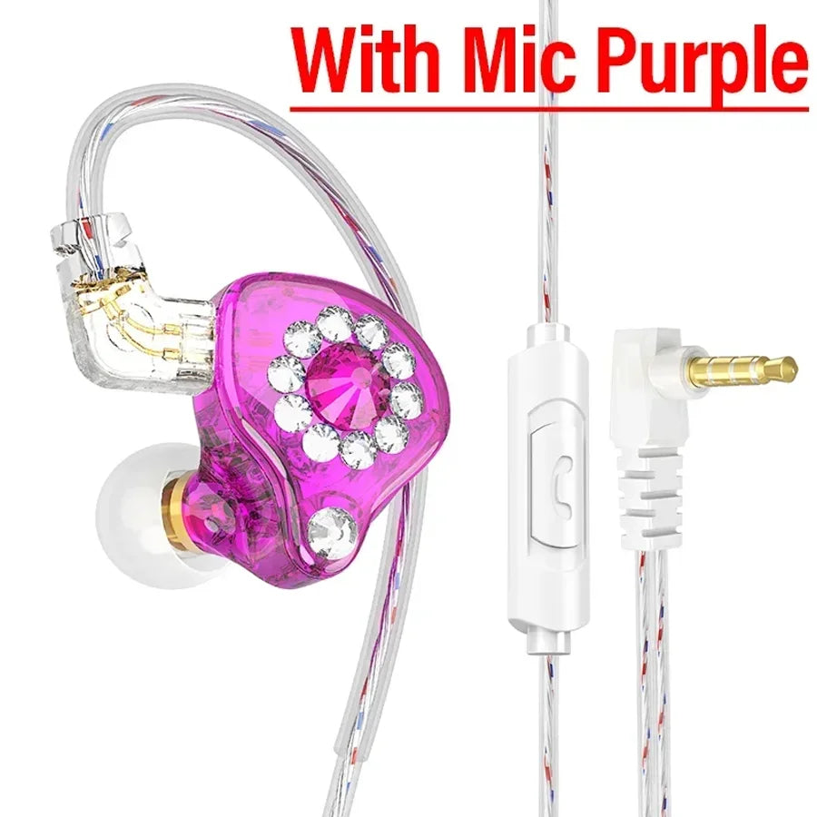 Auriculares in-ear con cable QKZ AK6 con micrófono
