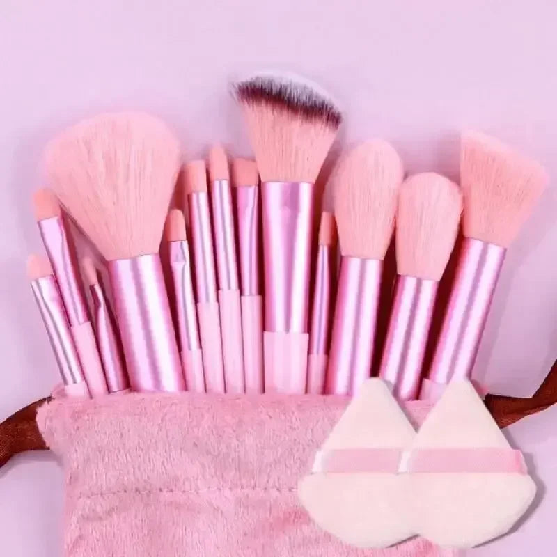 Set de brochas de maquillaje profesionales suaves