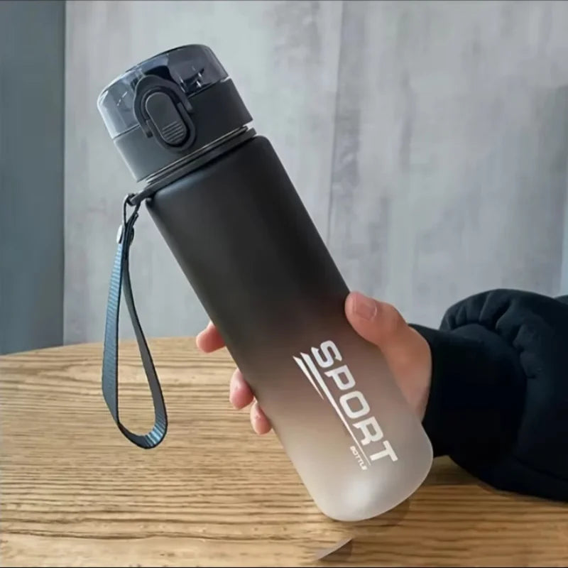 Botella de agua deportiva sin BPA antigoteo