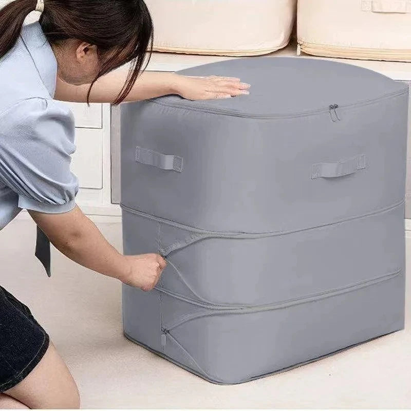 Bolsa de almacenaje autocompresible para ropa y edredones