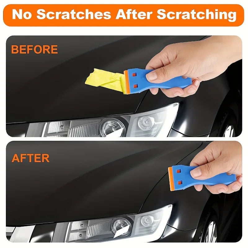 Kit de rasquetas para quitar pegatinas del coche