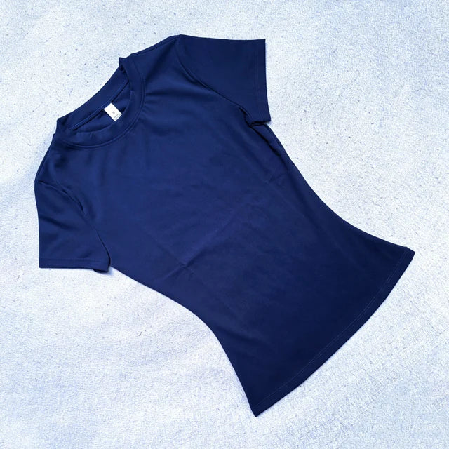 Camiseta deportiva sin costuras de mujer