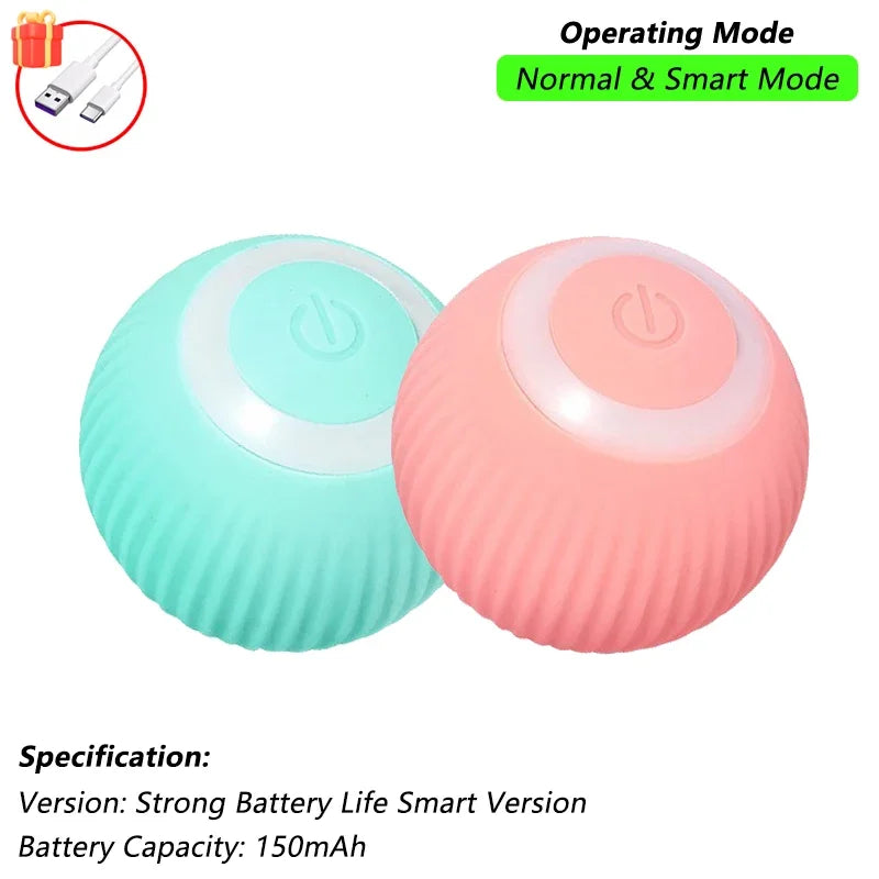 Pelota interactiva automática para gatos