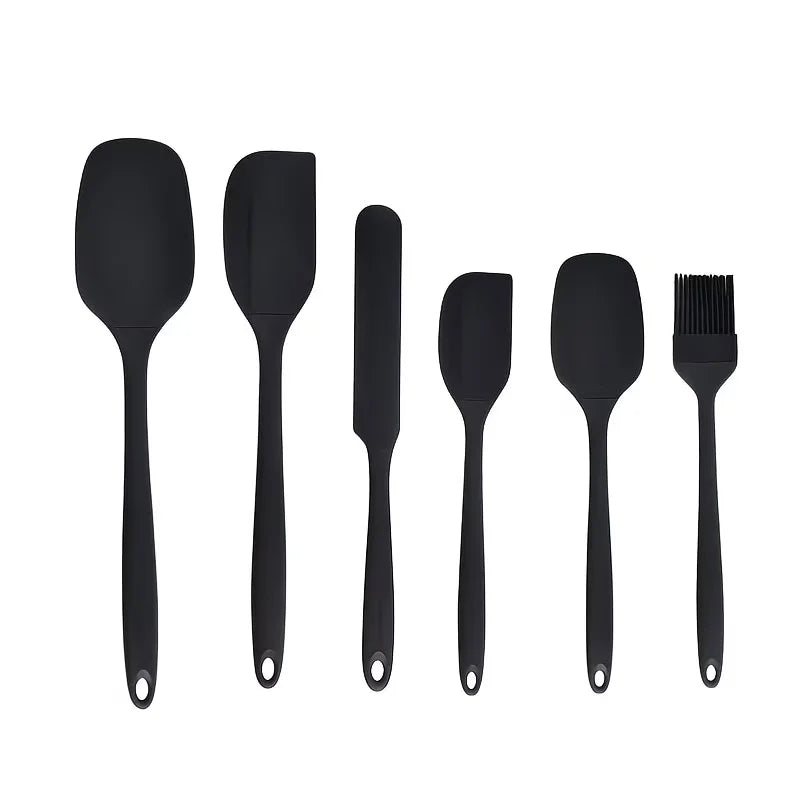 Set de 6 utensilios de cocina de silicona