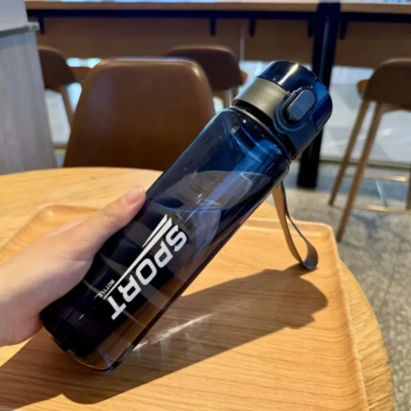 Botella de agua deportiva sin BPA antigoteo