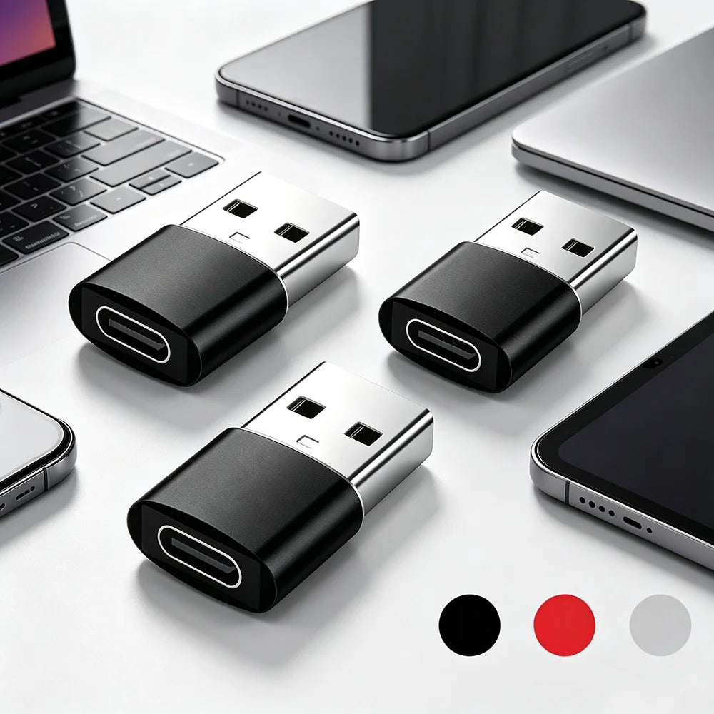 Adaptadores USB a USB-C (pack)