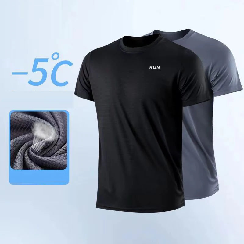 Camiseta deportiva de secado rápido para hombre