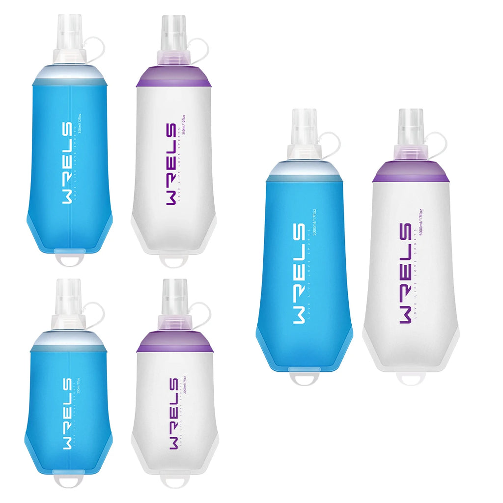 Botella de agua plegable de silicona TPU