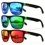 Gafas de sol cuadradas vintage polarizadas unisex