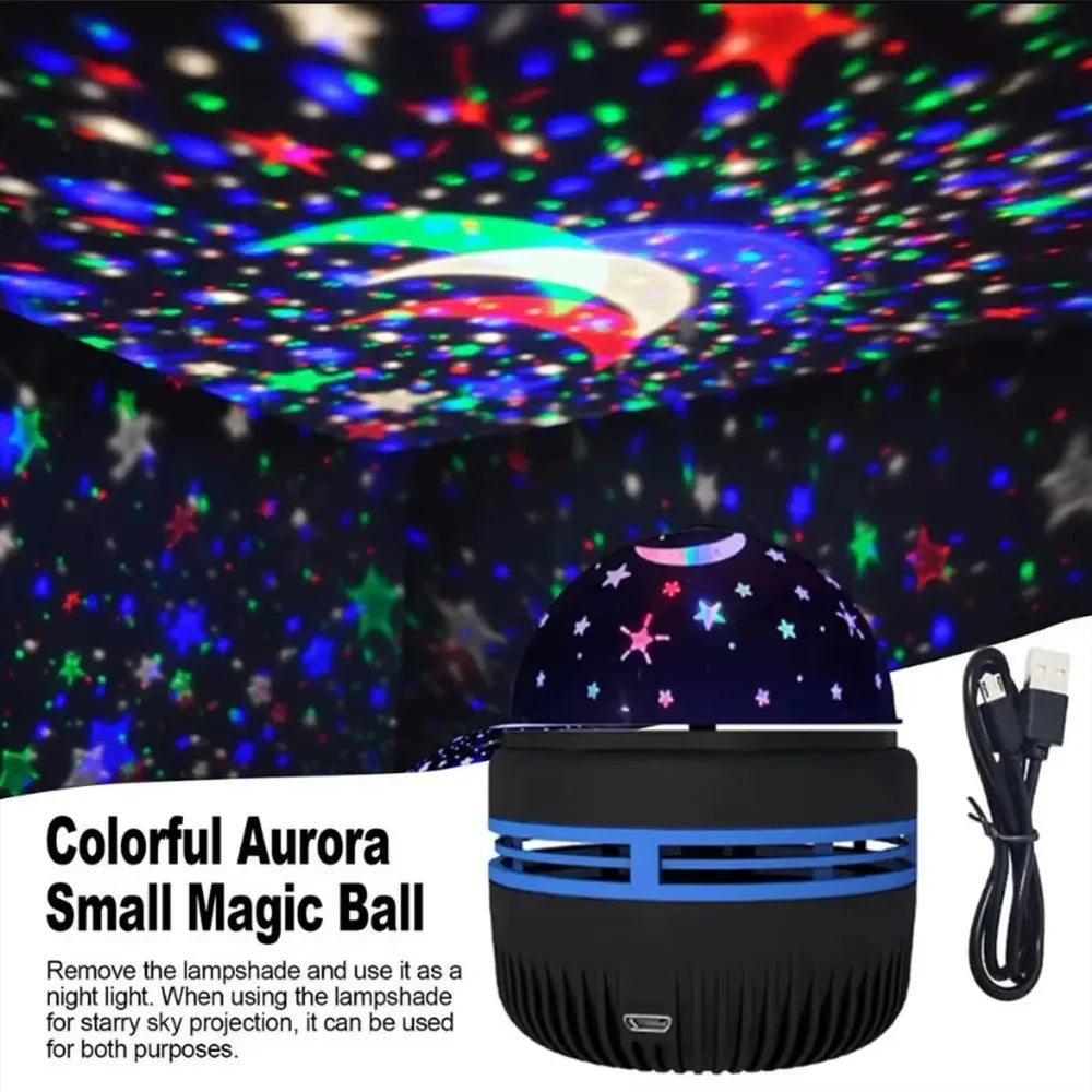 Proyector de galaxia y estrellas USB