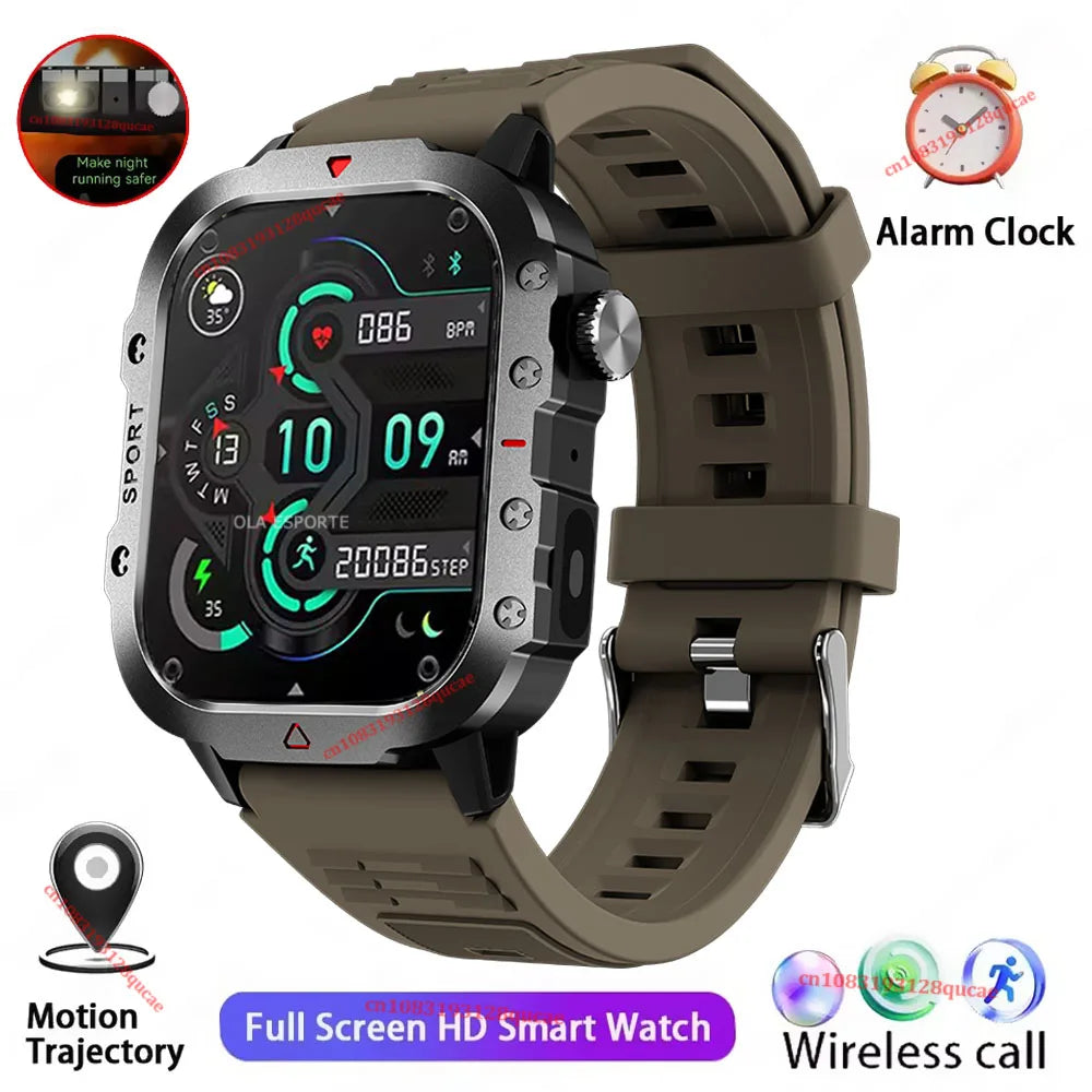 Smartwatch deportivo resistente con llamadas Bluetooth
