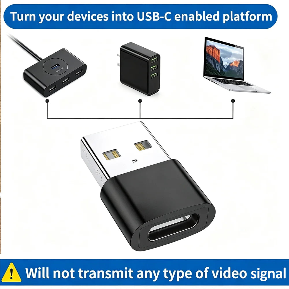 Adaptadores USB a USB-C (pack)