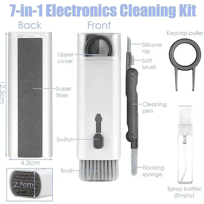Kit de limpieza 7 en 1 para teclado y auriculares