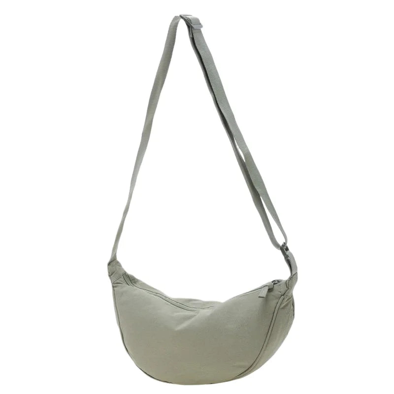 Riñonera de media luna unisex