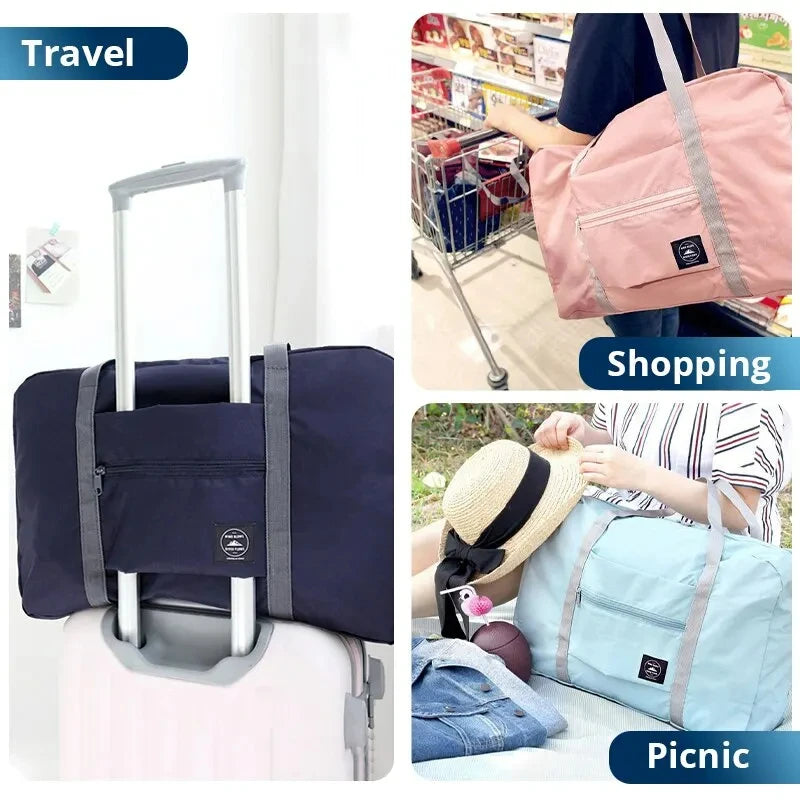 Bolsas de viaje plegables (pack de 2)