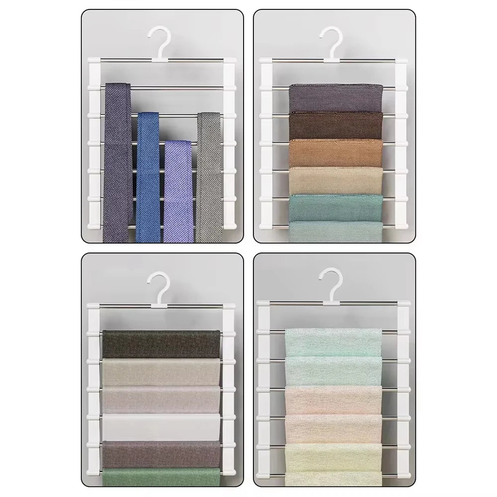 Percha multinivel para pantalones