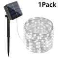 Guirnalda de luces LED solar para exterior