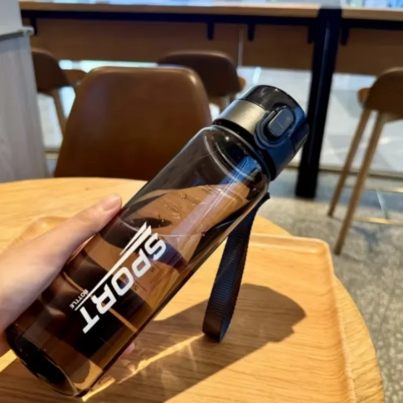 Botella de agua deportiva sin BPA antigoteo