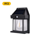 Aplique solar de pared con sensor de movimiento