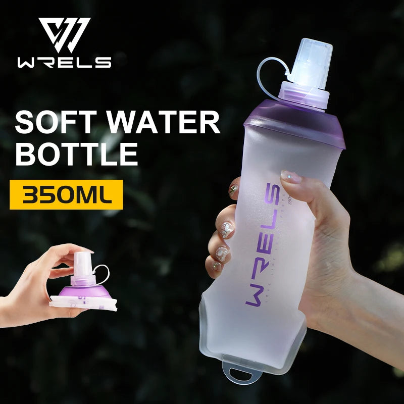 Botella de agua plegable de silicona TPU