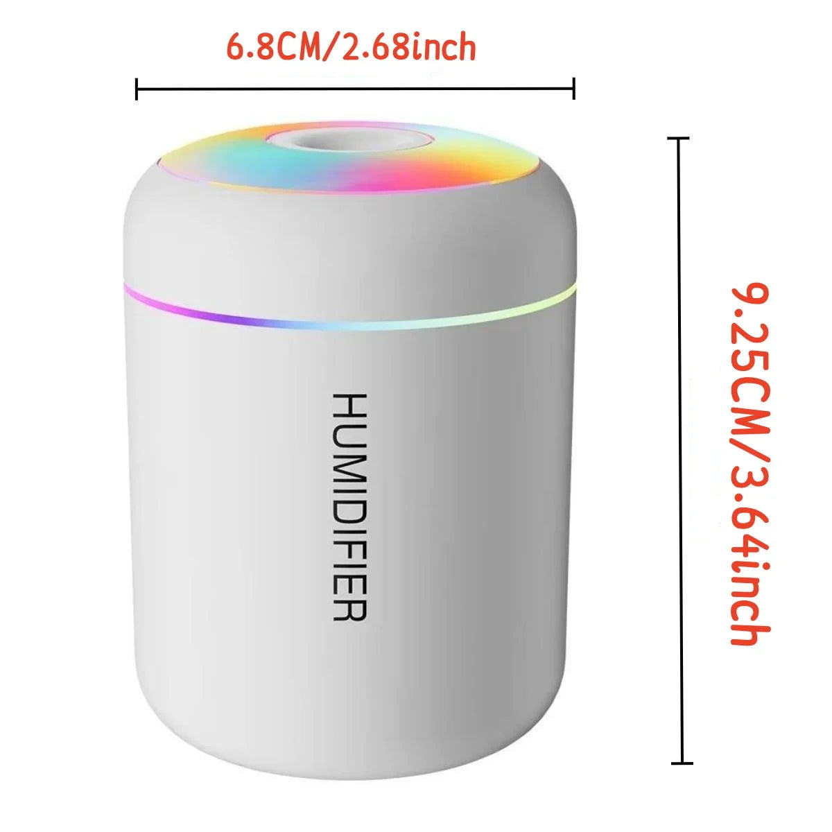 Mini humidificador y difusor de aromas USB de 180 ml