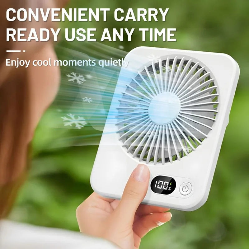 Ventilador portátil plegable con power bank
