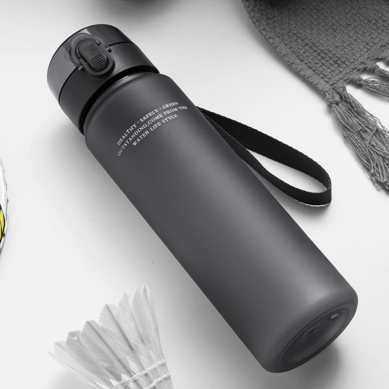 Botella de agua deportiva sin BPA antigoteo