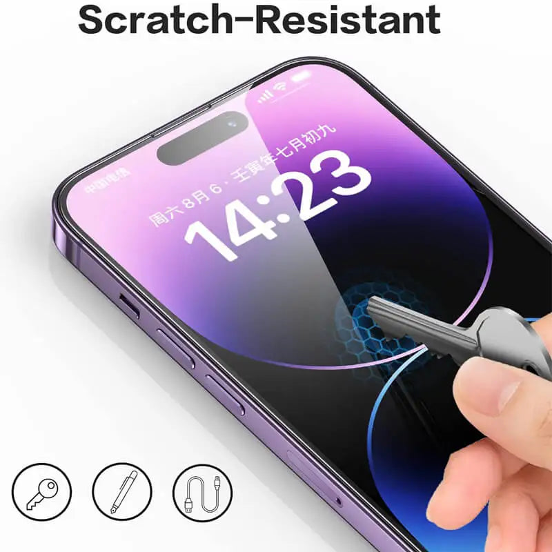 Protector de pantalla de cristal templado para iPhone