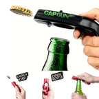 Pistola lanza chapas y abrebotellas