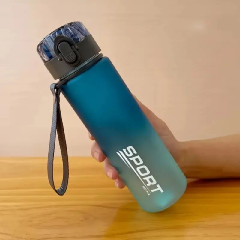 Botella de agua deportiva sin BPA antigoteo