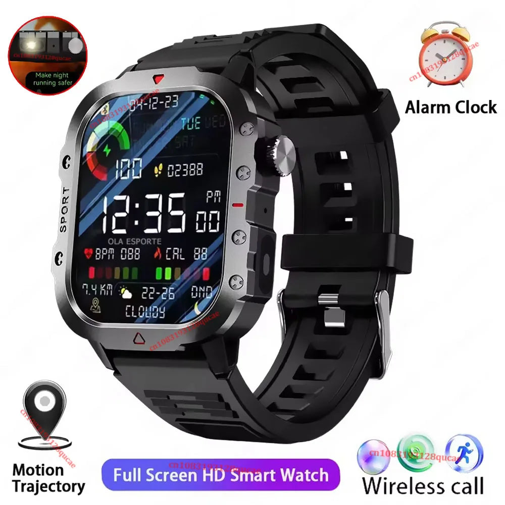 Smartwatch deportivo resistente con llamadas Bluetooth