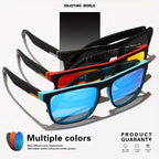 Gafas de sol cuadradas vintage polarizadas unisex