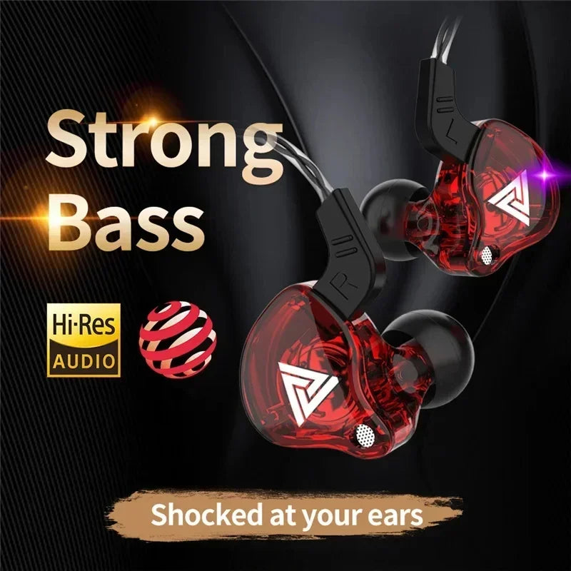 Auriculares in-ear con cable QKZ AK6 con micrófono
